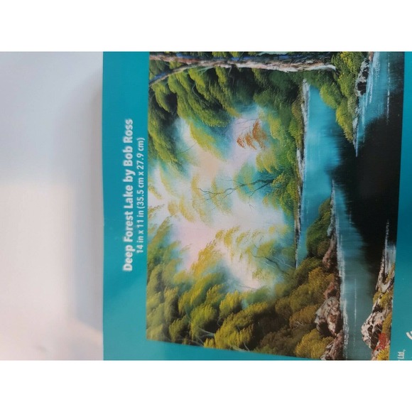 BOB ROSS 3 Puzzle Set! 300 PIECE JIGSAW PUZZLE 14"X11" FREE SHIP Barn lake water - Picture 6 of 7
